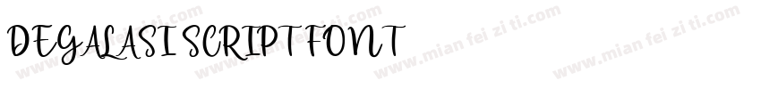 DEGALASI SCRIPT FONT字体转换